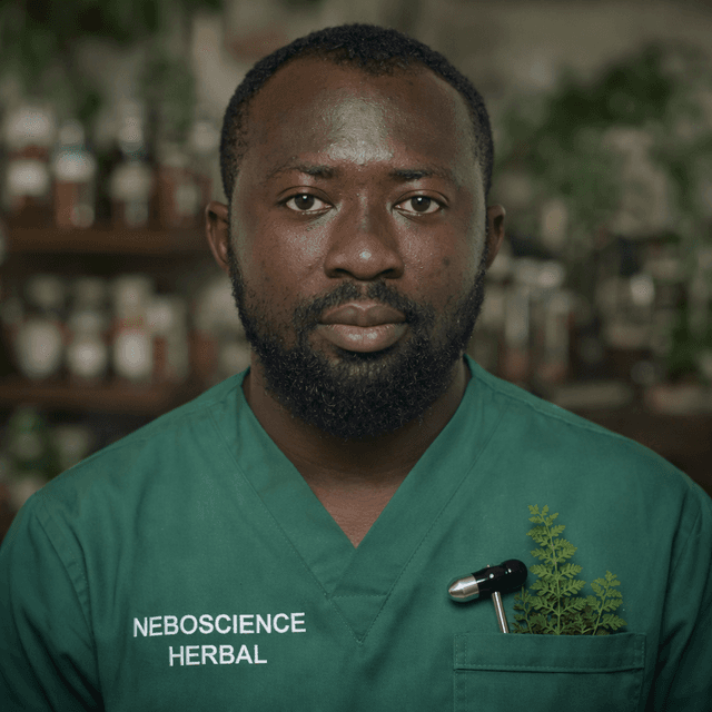 Dr. Emmanuel Opoku Ababio — CEO of NeboScience Herbal Clinic